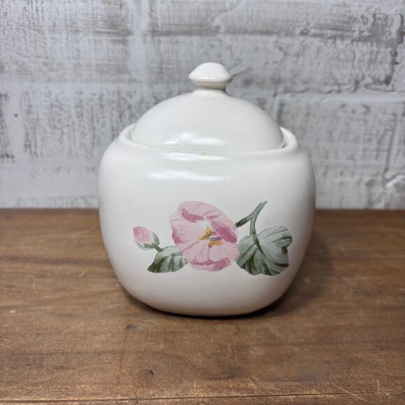 Vintage Pfaltzgraff Cape May Butter Dish, Creamer Pitcher Covered Sugar Bowl Set - Picture 5 of 11